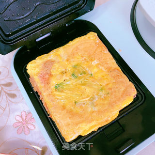 鲜虾蛋蔬吐司的做法步骤：10