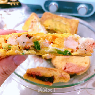 鲜虾蛋蔬吐司的做法步骤：18