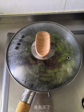 盐水毛豆的做法步骤:5