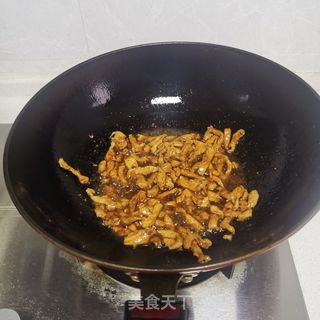 葱爆肉丝的做法步骤:5