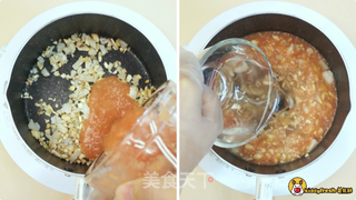 番茄贝柱蘑菇汤的做法步骤:8
