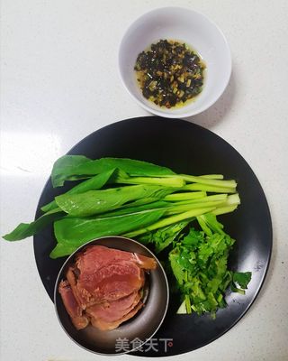 焦葱花拌手工面的做法步骤:8