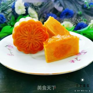 广式莲蓉蛋黄月饼的做法步骤:36