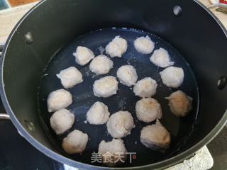 手工鲜虾丸子的做法步骤:5