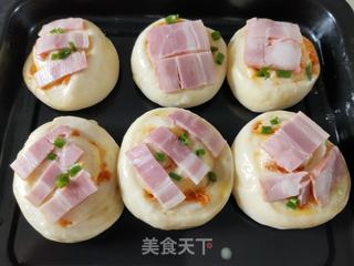 肉松培根小面包的做法步骤:18