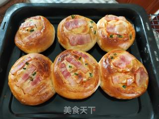 肉松培根小面包的做法步骤:19
