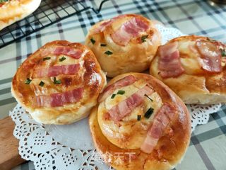 肉松培根小面包的做法步骤:21