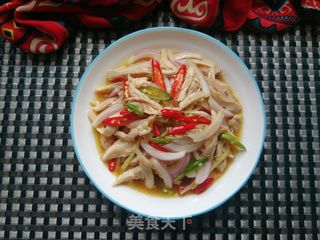 洋葱麻辣鸡丝的做法步骤:14