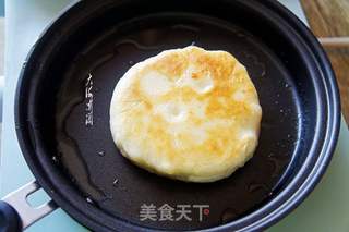 豆沙馅发面饼的做法步骤:8