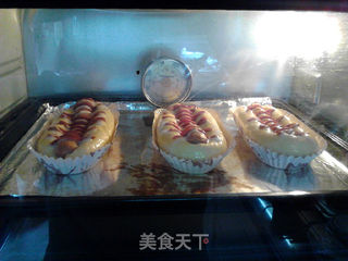 牛肉热狗肠面包船的做法步骤:15