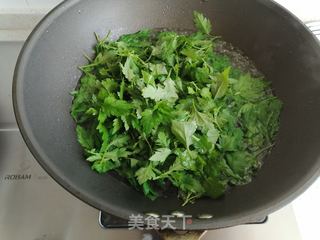 菊叶蛋花汤的做法步骤：3