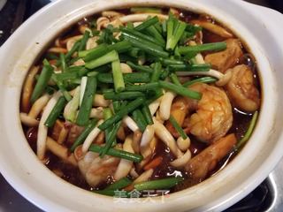 大虾烧豆腐的做法步骤:15