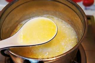 鲜嫩玉米粥的做法步骤:4