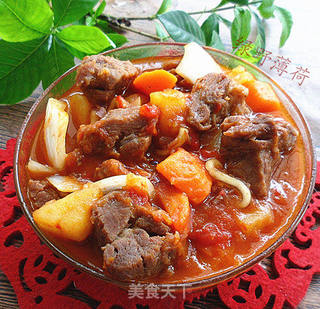 荤菜——家常红烩牛肉的做法步骤:10