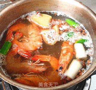 荤菜——花椒煮鲜虾的做法步骤:5
