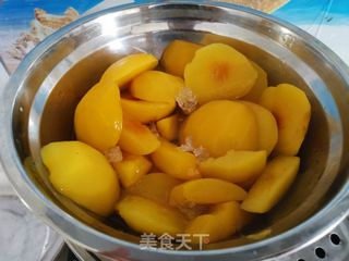黄桃罐头的做法步骤:4