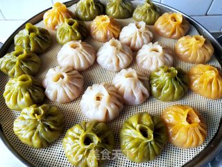 虾蓉酱小笼包的做法步骤:12