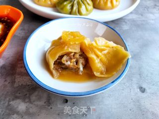 虾蓉酱小笼包的做法步骤:13