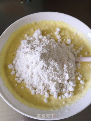 奶香玉米煎饼的做法步骤:6
