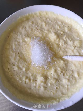 奶香玉米煎饼的做法步骤:7