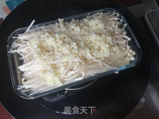 蒜蓉蒸金针菇的做法步骤:5