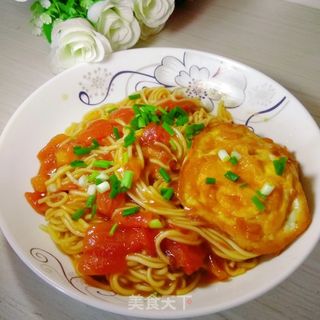 西红柿鸡蛋焖面的做法步骤:8