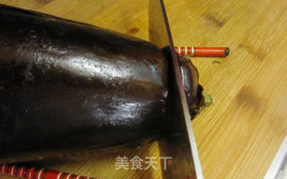 蒜茸烤大茄子的做法步骤:5