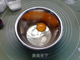 花生酱与华夫:可可花生酱华夫饼的做法步骤:2