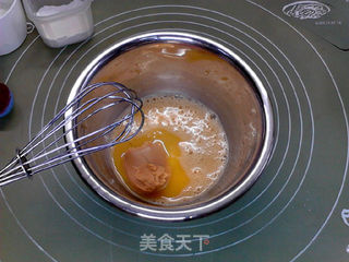 花生酱与华夫:可可花生酱华夫饼的做法步骤:3