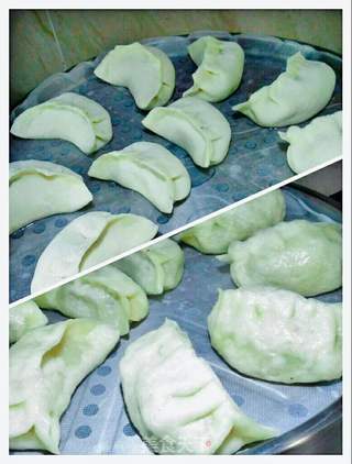 里脊香菇青椒蒸饺的做法步骤:7