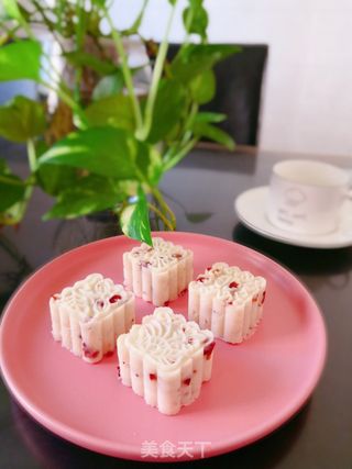蔓越莓山药糕的做法步骤:10