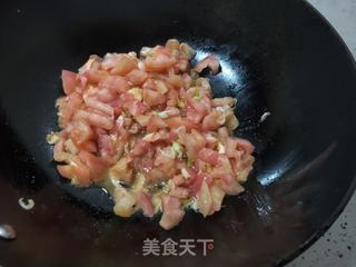 西红柿手擀面的做法步骤:8