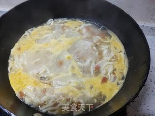 西红柿手擀面的做法步骤:14