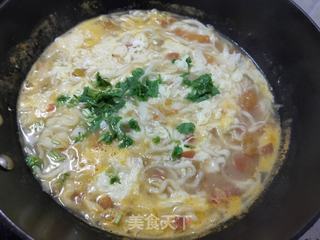西红柿手擀面的做法步骤:17