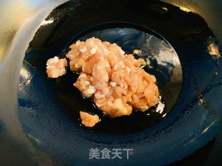 火麻仁肉末炒泡豇豆的做法步骤：3