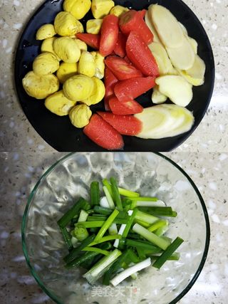 板栗沙茶鸭的做法步骤:2