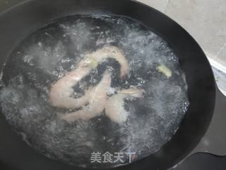 油菜鲜虾手擀面的做法步骤:8