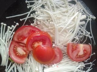 金针菇肉片儿汤的做法步骤:4