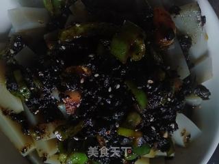 青椒豆豉凉粉的做法步骤:11