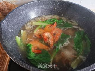 鲜虾肉丝面的做法步骤:13