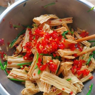 凉拌腐竹的做法步骤:12