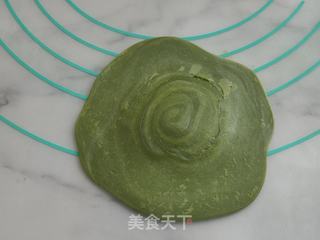 抹茶肉松豆沙酥（螺旋酥）的做法步骤：21