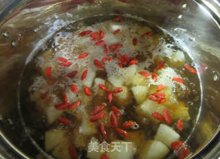 雪梨桃胶的做法步骤：7