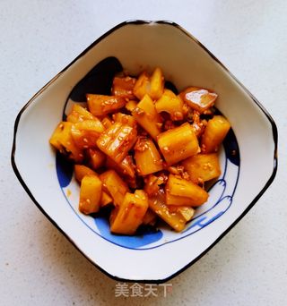 糖醋藕丁的做法步骤:9