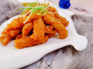 茄汁里脊的做法步骤:13