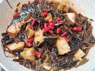 梅干菜烤黑长鳞婆子鲳鱼的做法步骤:10