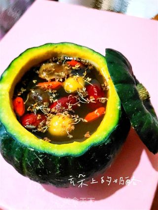 补气血的南瓜甜汤的做法步骤:5