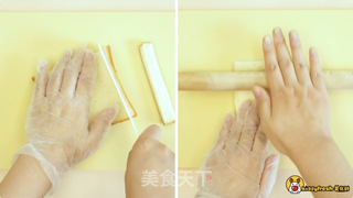 芝士鱼松吐司卷的做法步骤:2