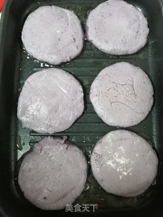 紫薯糯米饼的做法步骤:8