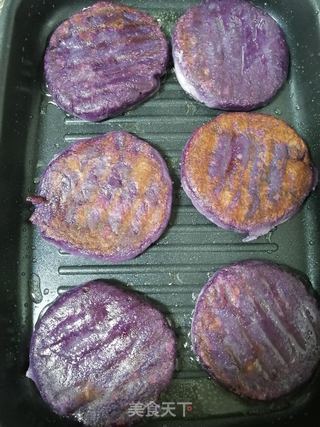 紫薯糯米饼的做法步骤:9
